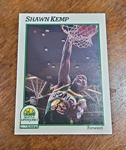 1991 NBA Hoops Shawn Kemp Seattle Supersonics #200 - Picture 1 of 2