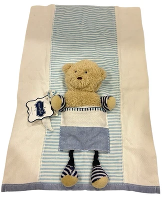 Nuevo paño de sonajero y eructo de oso de peluche Mud Pie Baby Foto 1 de 2