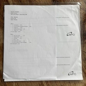 LL COOL J - LIVE IN MAINE COLBY COLLEGE 1985 VINYL LP / WHITE LABEL/ TEST PRESS - Imagen 1 de 9
