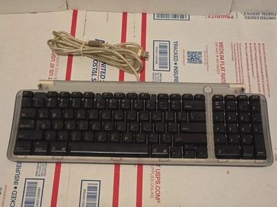 Vintage Apple M2452 Graphite USB Keyboard iMac G3 G4 Tested Works Clean - Image 1 of 4