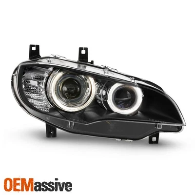 For 2008-2014 BMW X6 E71 HID/Xenon AFS Projector Black Headlight Passenger Right - Image 1 of 4