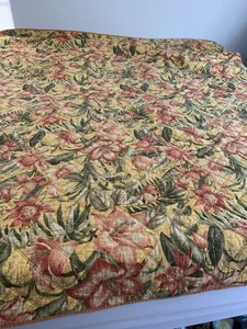 Tommy Bahama Beachy Tropical King Quilted Bedspread 2 Shams Standard - Picture 1 of 18