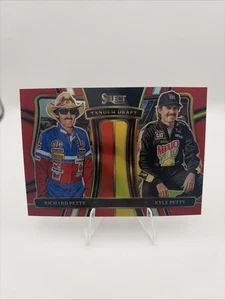 RICHARD PETTY / KYLE PETTY 2025 SELECT RACING TANDEM DRAFT #10 RED PRIZM /99 - Bild 1 von 2