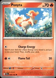 Pokemon - 2X Ponyta #026/162 - SV05: Temporal Forces Common - Picture 1 of 2