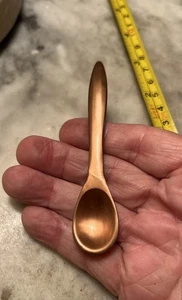 3,5" kleiner kupferfarbener Löffel Neu - Bild 1 von 4