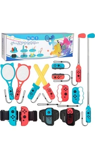 2022 Switch Sports Compatible with Nintendo Switch Accessories 14 in 1 Family Pa - Picture 1 of 6