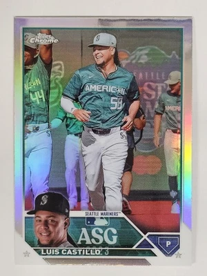 Luis Castillo 2023 Topps Chrome Update #ASGC-49 All Star Refractor - Image 1 of 2