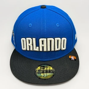 NEW ERA Blue Classic Orlando Magic NBA Basketball 59FIFTY Fitted Hat Cap 7 3/4 - Picture 1 of 9