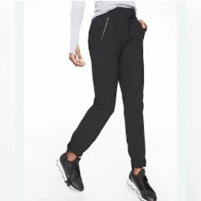 Athleta Black Wander Straight Pant Size 6 - Image 1 of 3