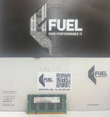 Hynix  256MB DDR SODIMM ram memory module 333MHZ - HYMD532M646CP6-J - Image 1 of 3