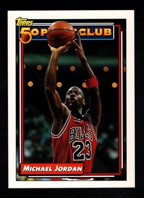 1992-93 Topps No205 Майкл Джордан 50P Chicago Bulls Зал славы - Изображение 1 из 2