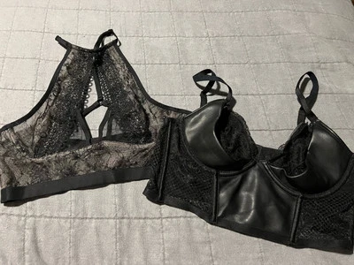 Victoria`s Secret VERY SEXY Lace Halter Neck Bralette Lot 34B S New NWOT - Image 1 of 4