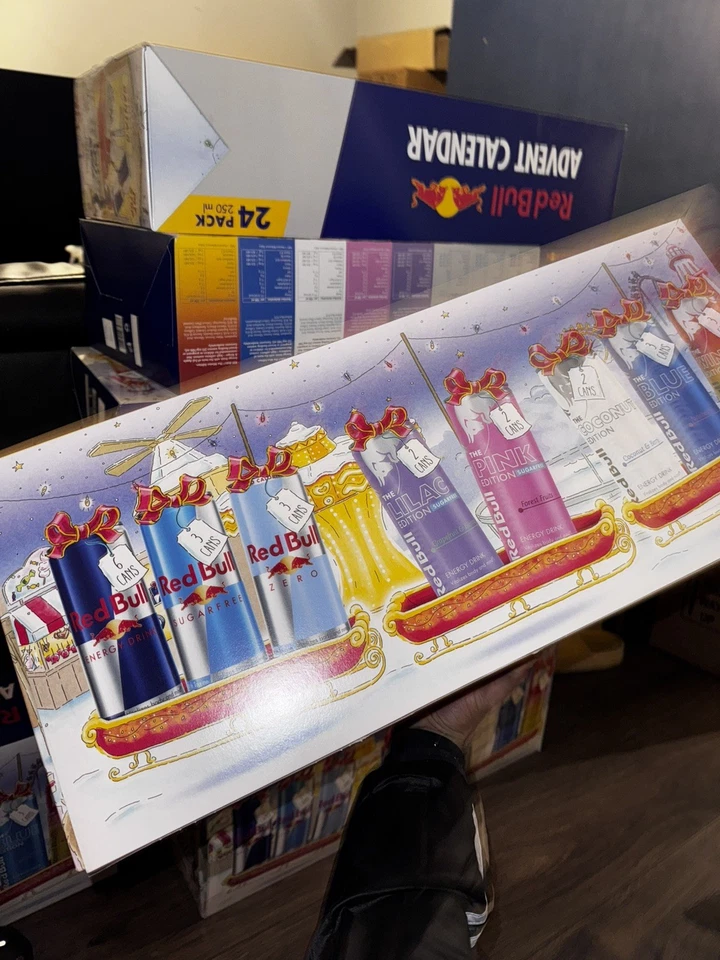Red Bull Variety Advent Calendar 2025 Christmas Pack- SAME DAY SHIPPING- IN HAND - Image 1 of 1
