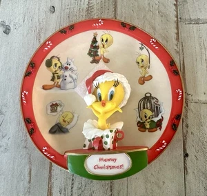2007 TWEETY Bradford Exchange Merry Christmas "Mewwy Chwistmas" 3D Plate w/ COA - Picture 1 of 4