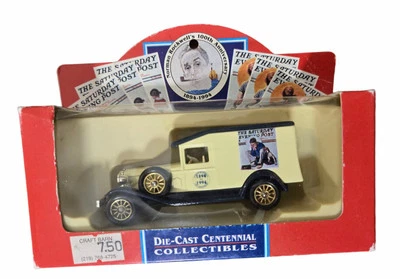 LLEDO DELIVERY TRUCK IVORY Saturday Evening Post Norman Rockwell 100th Anniv. - Image 1 of 4