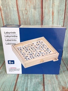 Wooden Ball Game Maze Educational Labyrinth Puzzle Toy for Dementia Adults Kids - Picture 1 of 4