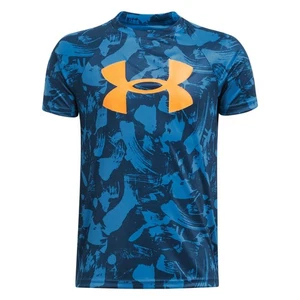 Under Armour Boys Tech Big Logo Printed Short-Sleeve T-Shirt, (406) Photon Blue - Picture 1 of 1