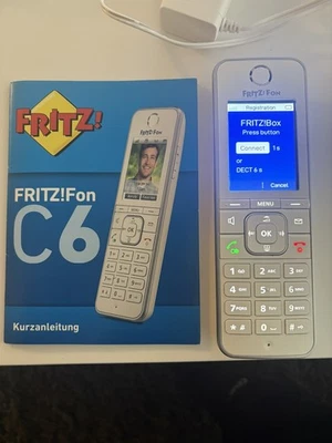 AVM FRITZ!Fon C6 DECT-Telefon - Weiß - gebraucht - TOP Zustand - Bild 1 von 4