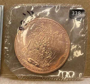 VUELO 93 9/11 EE. UU. COMO NUEVA MEDALLA BRONCE 1,5" 338 - Imagen 1 de 2