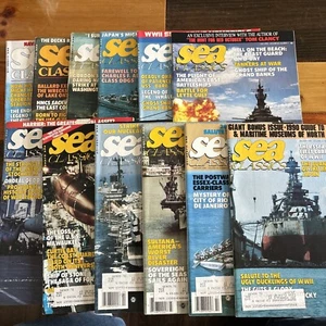 Complete Volume 23 1 - 12 SEA CLASSICS Magazine Key Issue February 1990 Navy - Picture 1 of 17