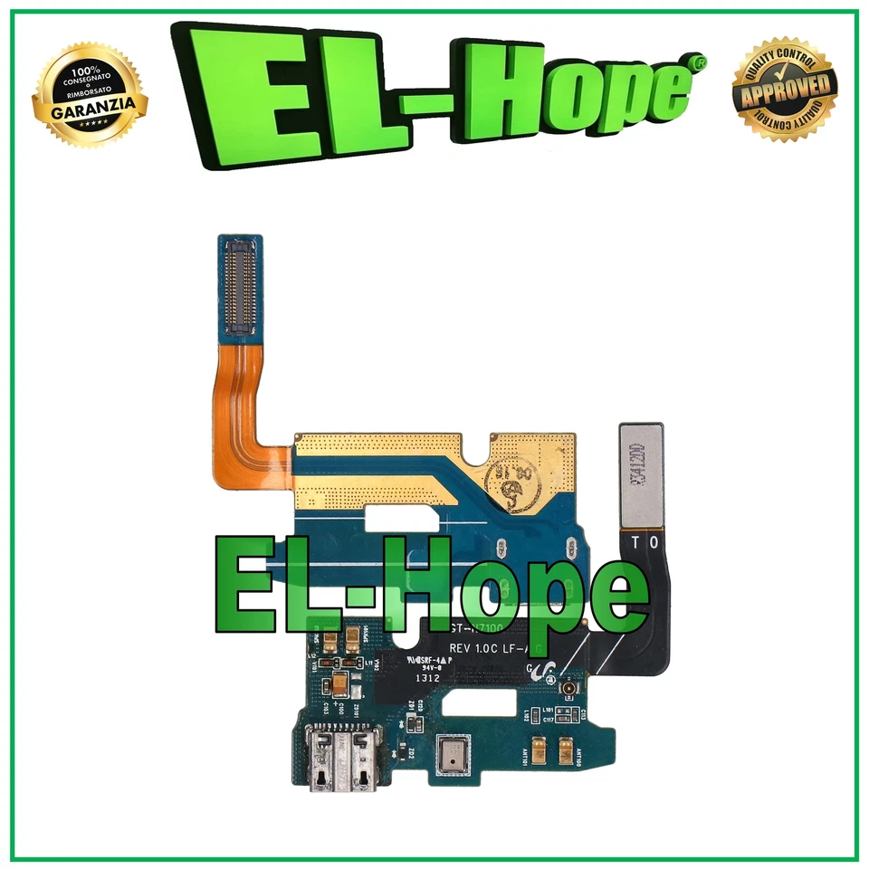 CONNETTORE RICARICA PER SAMSUNG GALAXY NOTE 2 GT-N7100 MICROFONO DOCK DI CARICA - Immagine 1 di 1