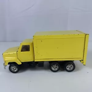 ERTL INTERNATIONAL YELLOW BOX TRUCK STEEL TOY 1970s 3605 2930 - Picture 1 of 13