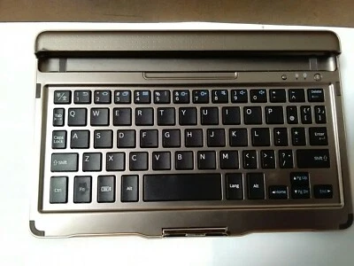 SAMSUNG GALAXY TAB S BLUETOOTH QWERTY KEYBOARD TITANIUM BRONZE 8.4 For SM-T700 - Image 1 of 3