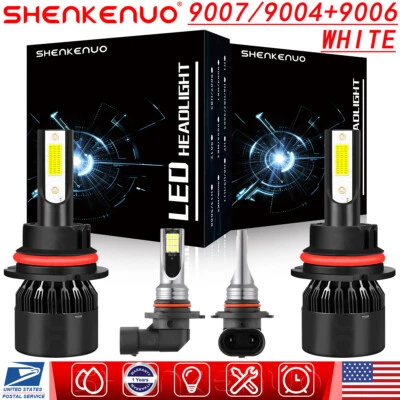 Combo de faros antiniebla altos/bajos LED para Subaru Baja 2003-2006 6000K 4 piezas Foto 1 de 4
