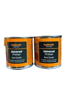 UNIVERSAL GRUNDIERUNG RED OXID 250ML HALFORDS X2 - Bild 1 von 3