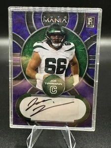 Joe Tippmann RC #4/8 Auto Wild Card Auto Mania Pro Football Look 2023 Jets - Imagen 1 de 3