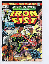 Marvel Premiere #16 Marvel 1974 Featuring Iron Fist, Citadel of Vengeance !