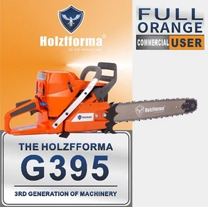 Sierra de cadena para gasolina Holzfforma G395 motosierra naranja de alta calidad sin barra y cadena - Imagen 1 de 5