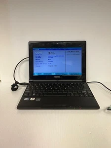 TOSHIBA NB505-N500BL 10" Laptop, Intel Atom N455 1.6GHZ, 1GB RAM, NO HDD - Picture 1 of 7