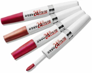Maybelline 24 Hour Superstay Lip Color Lipstick Dual Ended - Choose Your Shade - Picture 1 of 27