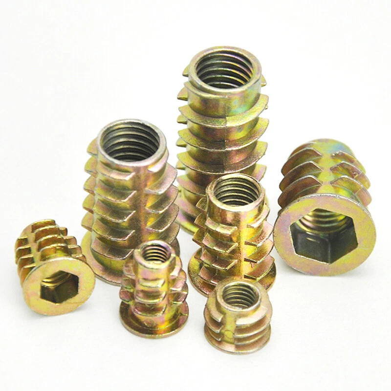 Einschraubmuttern Einschraubmuffen Eindrehmuffen M4 M5 M6 M8 M10 Innensechskant - Bild 1 von 2