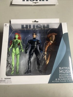 DC Collectibles Batman HUSH Scarecrow, Nightwing and Poison Ivy  New - Image 1 of 3