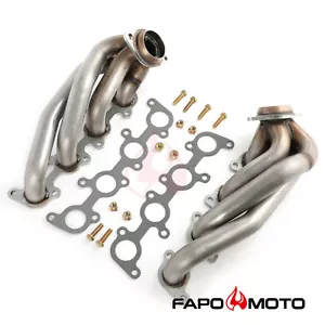 FAPO Shorty Headers for Ford F-150 11-14 5.0L V8 1-5/8" EXHAUST MANIFOLD 409SS - Picture 1 of 6