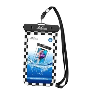 Waterproof Phone Pouch Holder, Cellphone Case Dry Bag with Checkerboard - Picture 1 of 8