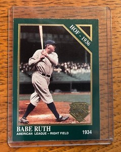 BABE RUTH, 1934 - Megacards Cards - Conlon Collection - TSN - 1995  # 47