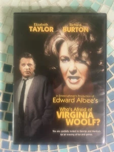 Who's Afraid Of Virginia Woolf? DVD 1966 BURTON/ TAYLOR - Foto 1 di 2