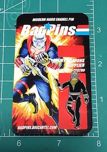 GI JOE COBRA PERSONALIZADO BADPINS ARTISTA FIGURATIVO 1.5" ESMALTE DURO PIN DESTRU V1 - Imagen 1 de 4
