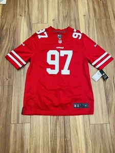 San Francisco 49ers Nick Bosa Nike #97 Jersey Scarlet Red Men Size Large NWT - Picture 1 of 6