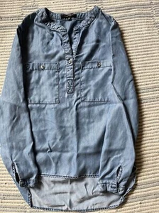 NWOT Velvet Heart Hi-low Denim Blouse Small   $79 - Picture 1 of 6