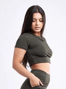 Short-Sleeve Crop Top - Picture 1 of 31