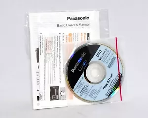 Panasonic Lumix DMC-FZ1000M Digital Camera Owners Instruction Manual and DVD - Picture 1 of 1