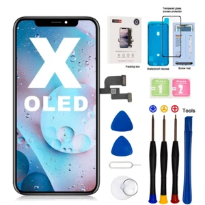For iPhone X Premium Quality OLED Screen Display Touch Digitizer Replacement US - Picture 1 of 11