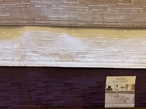 Bardwil Continental Collection 13" x 19" Tischsets, mehrere Farben (Neu mit Etikett) - Bild 1 von 6