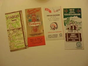 Vintage Lot 4 South Dakota Travel Brochures - Picture 1 of 2