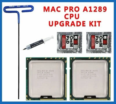 X5690 x2 MAC PRO 2010 2012 3.46GHz 12-Core Processor Pair CPU Upgrade Kit 5,1  - Image 1 of 2