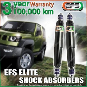 Pair Rear EFS ELITE Shock Absorbers for Jeep Commander XH 40mm Lift - Picture 1 of 2